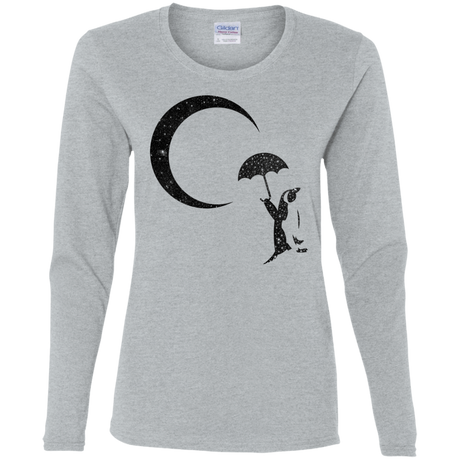 T-Shirts Sport Grey / S Starry Penquin Women's Long Sleeve T-Shirt