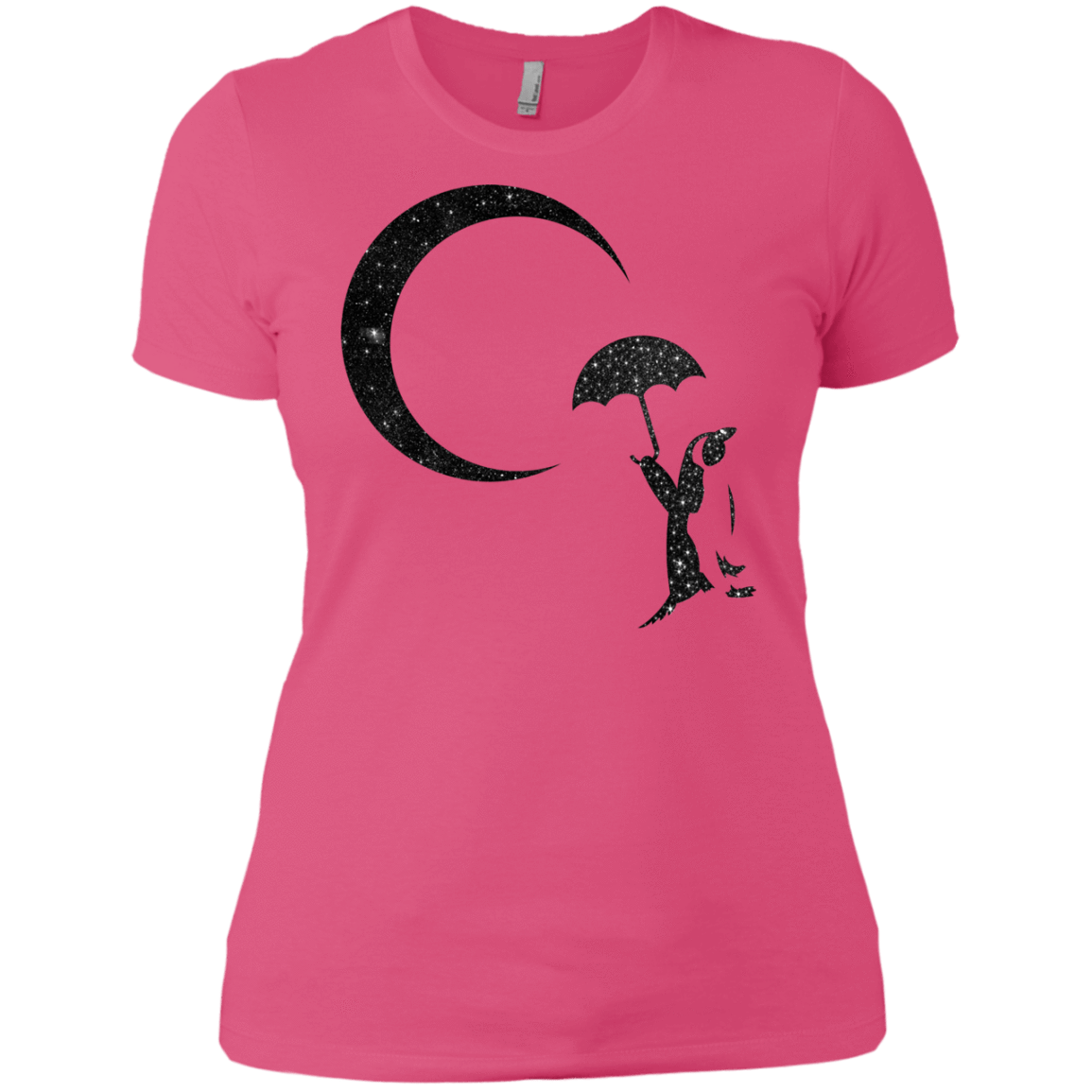 T-Shirts Hot Pink / X-Small Starry Penquin Women's Premium T-Shirt