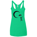 Starry Penquin Women's Triblend Racerback Tank
