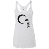 Starry Penquin Women's Triblend Racerback Tank