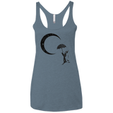 Starry Penquin Women's Triblend Racerback Tank