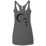 Starry Penquin Women's Triblend Racerback Tank