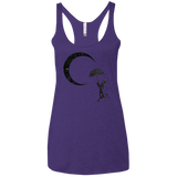 Starry Penquin Women's Triblend Racerback Tank