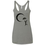 Starry Penquin Women's Triblend Racerback Tank