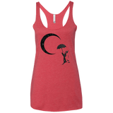 Starry Penquin Women's Triblend Racerback Tank