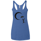 Starry Penquin Women's Triblend Racerback Tank