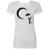 T-Shirts Heather White / S Starry Penquin Women's Triblend T-Shirt
