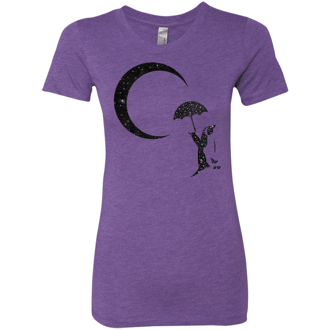 T-Shirts Purple Rush / S Starry Penquin Women's Triblend T-Shirt