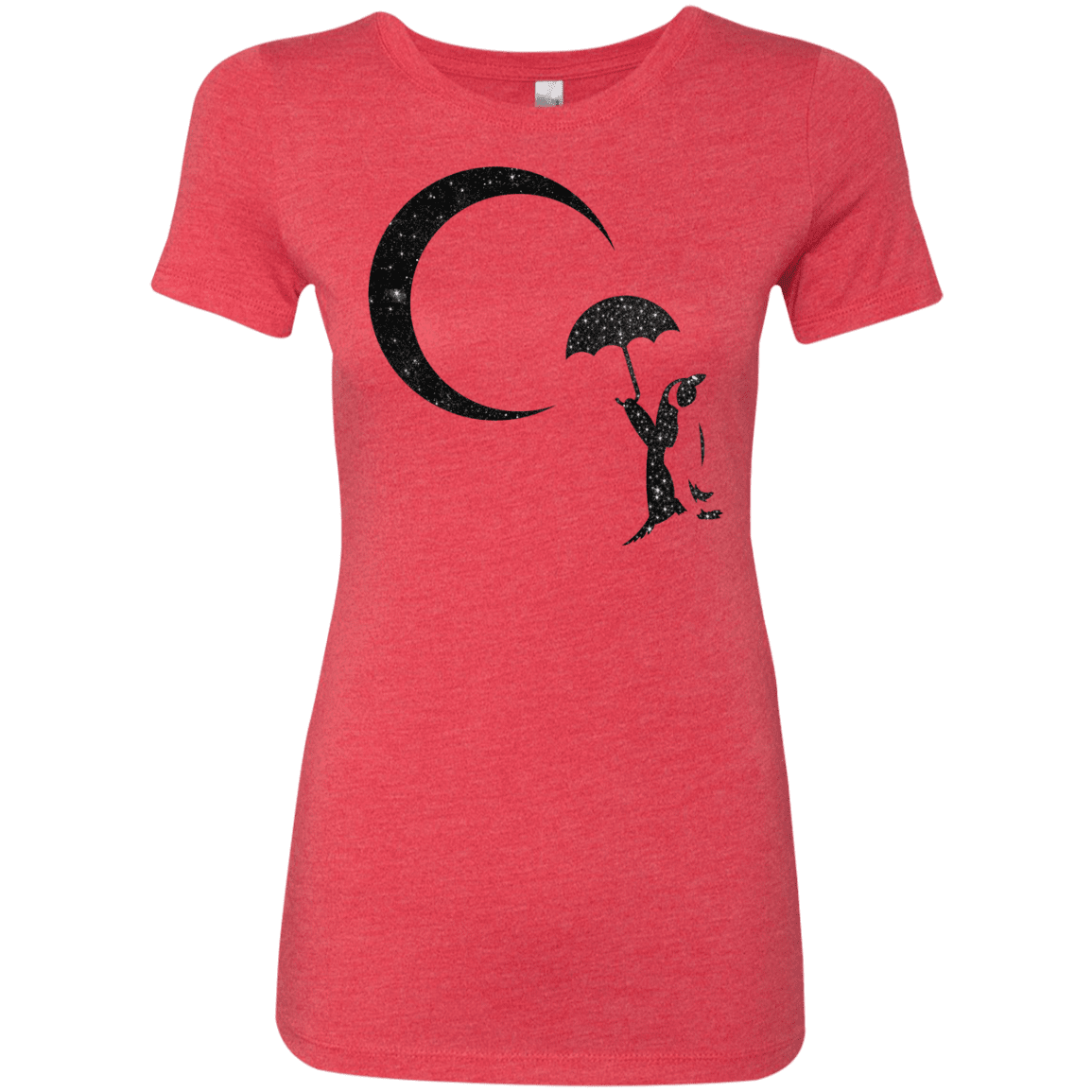T-Shirts Vintage Red / S Starry Penquin Women's Triblend T-Shirt