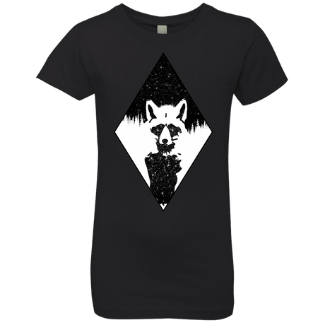 T-Shirts Black / YXS Starry Raccoon Girls Premium T-Shirt