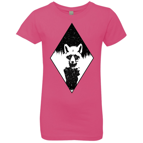 T-Shirts Hot Pink / YXS Starry Raccoon Girls Premium T-Shirt