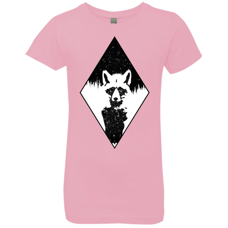 T-Shirts Light Pink / YXS Starry Raccoon Girls Premium T-Shirt