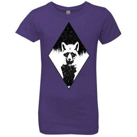 T-Shirts Purple Rush / YXS Starry Raccoon Girls Premium T-Shirt