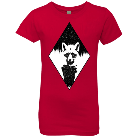 T-Shirts Red / YXS Starry Raccoon Girls Premium T-Shirt