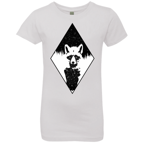 T-Shirts White / YXS Starry Raccoon Girls Premium T-Shirt