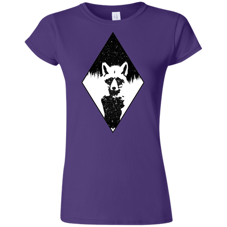 T-Shirts Purple / S Starry Raccoon Junior Slimmer-Fit T-Shirt