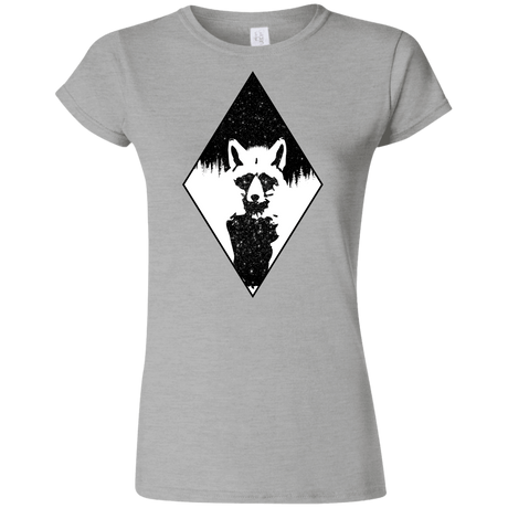 T-Shirts Sport Grey / S Starry Raccoon Junior Slimmer-Fit T-Shirt