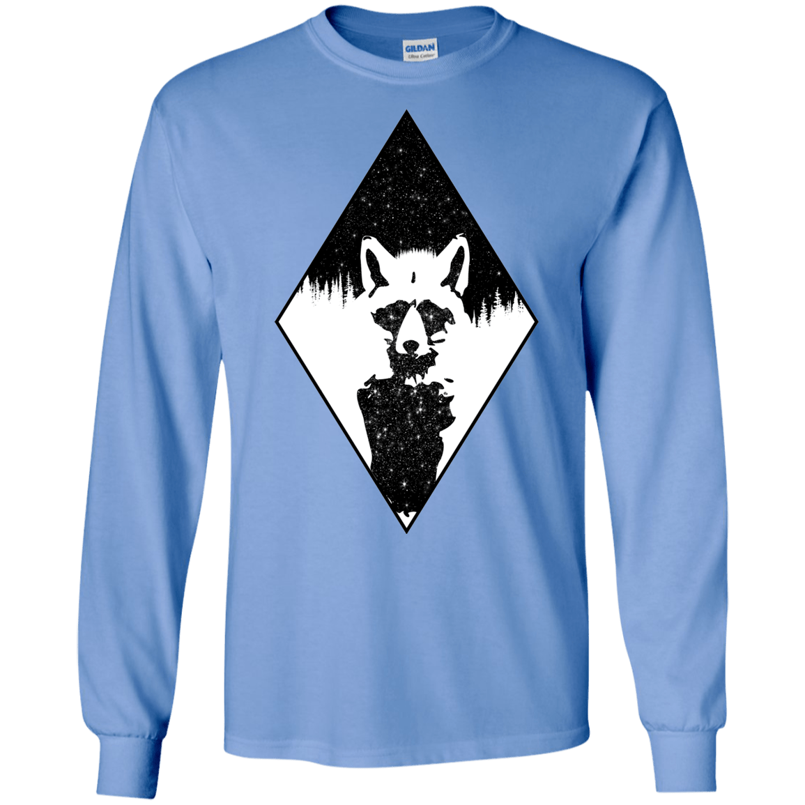 Starry Raccoon Men's Long Sleeve T-Shirt