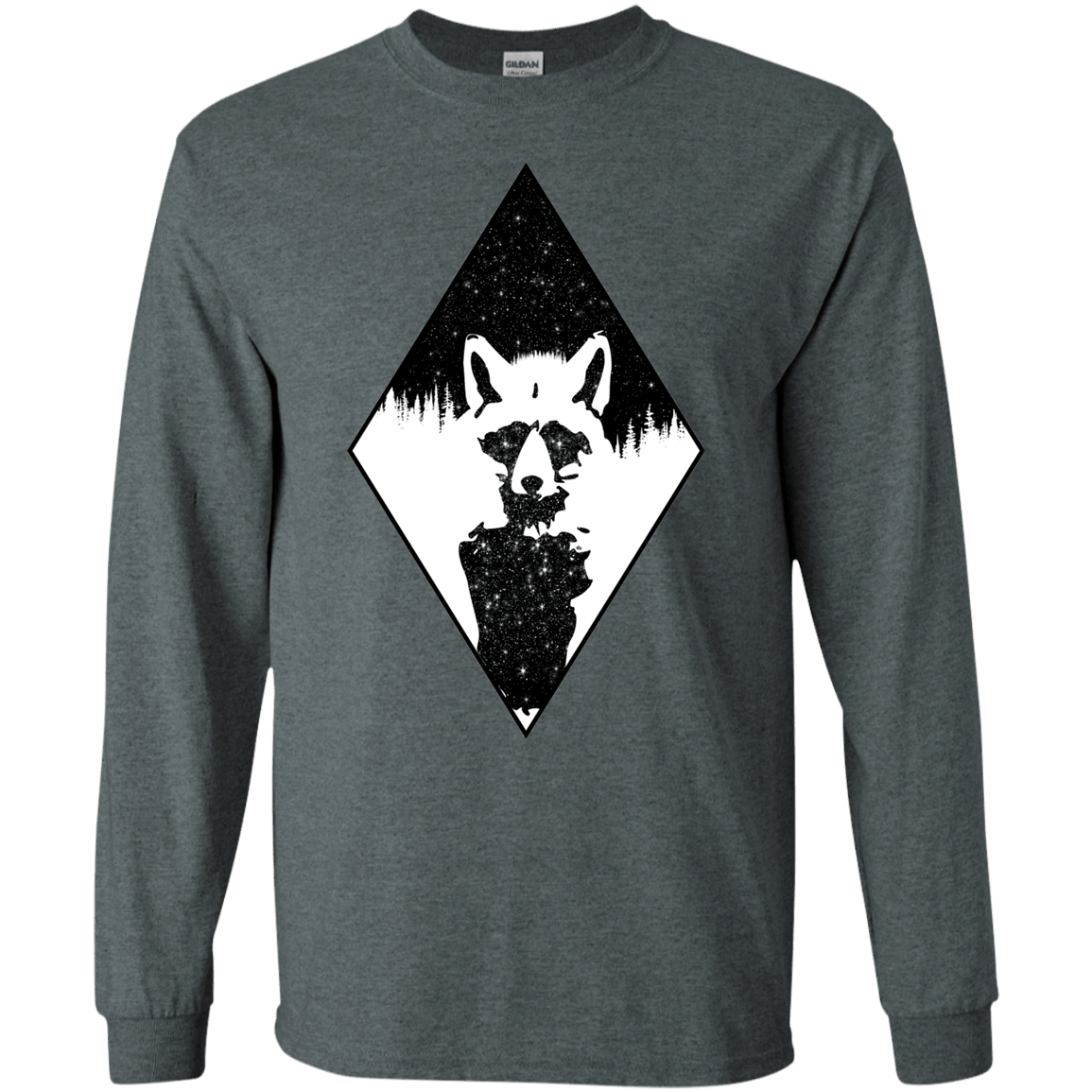 Starry Raccoon Men's Long Sleeve T-Shirt