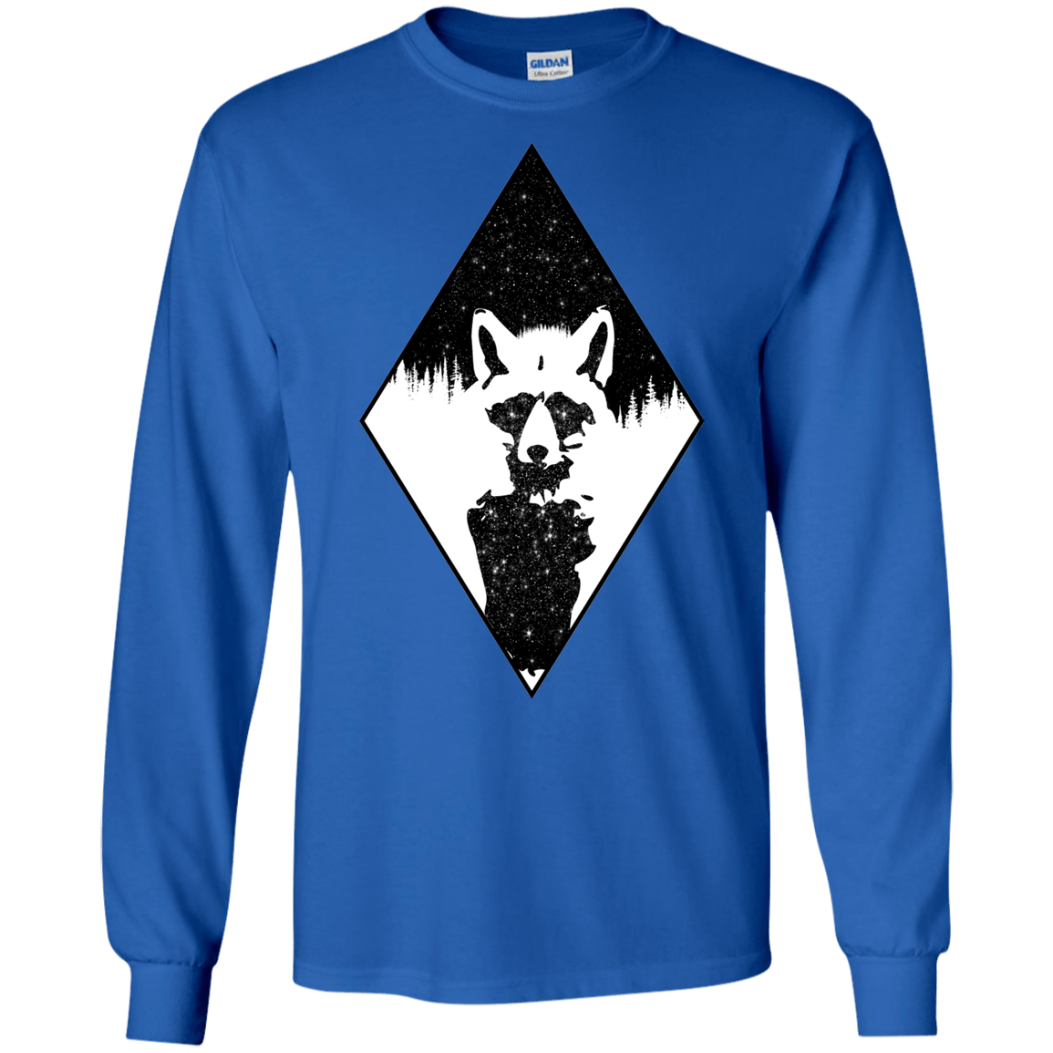 Starry Raccoon Men's Long Sleeve T-Shirt