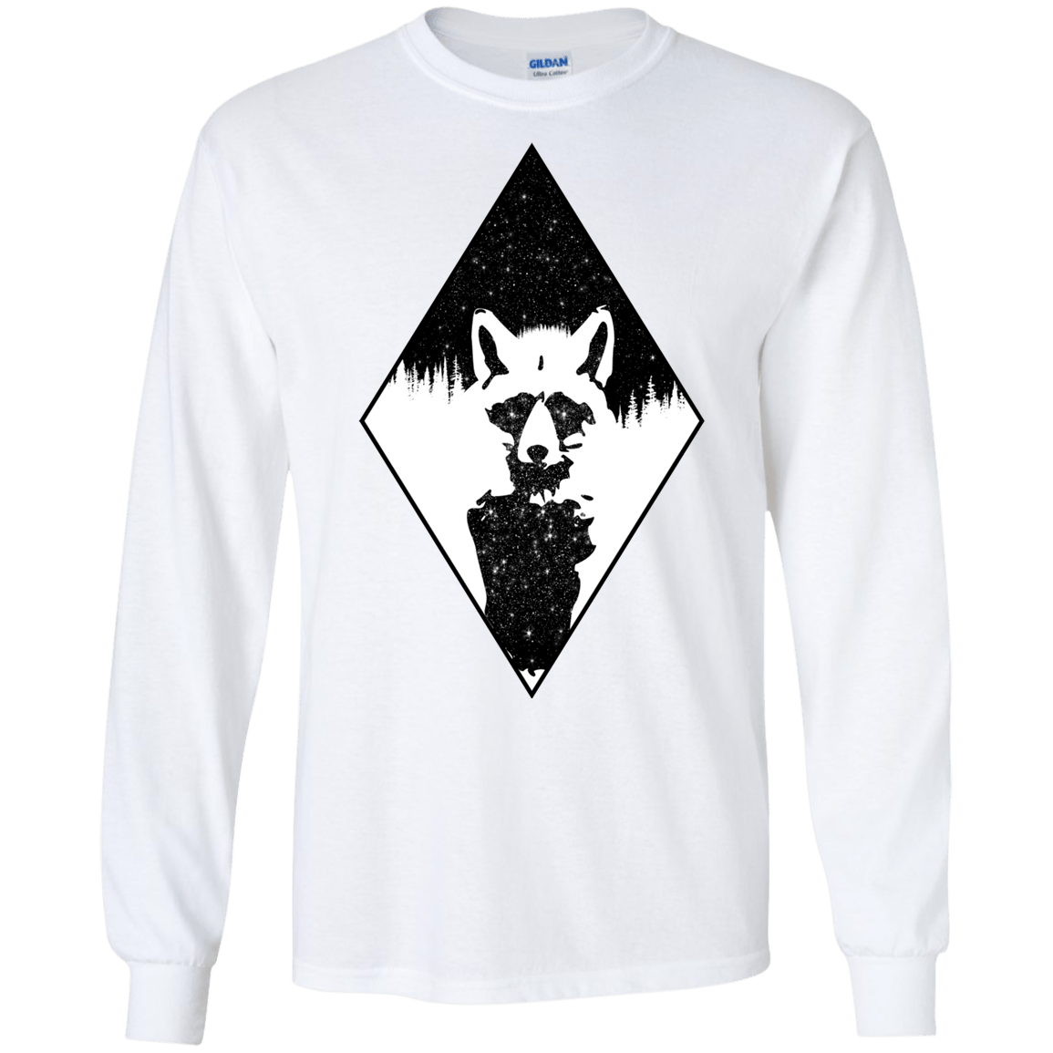 Starry Raccoon Men's Long Sleeve T-Shirt