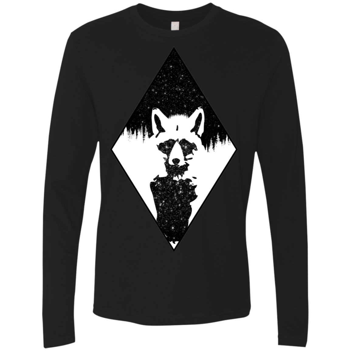 Starry Raccoon Men's Premium Long Sleeve
