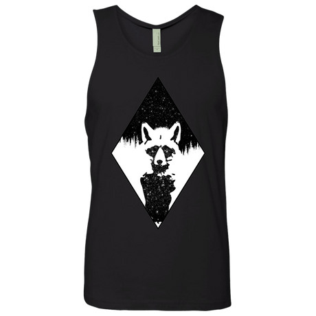 T-Shirts Black / S Starry Raccoon Men's Premium Tank Top