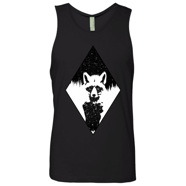 T-Shirts Black / S Starry Raccoon Men's Premium Tank Top