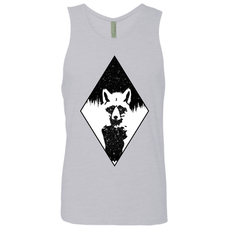 T-Shirts Heather Grey / S Starry Raccoon Men's Premium Tank Top