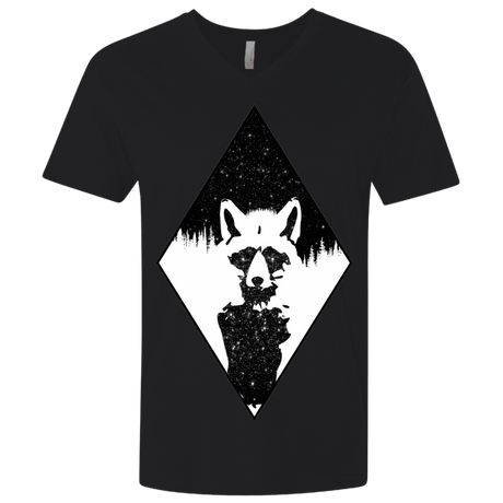 T-Shirts Black / X-Small Starry Raccoon Men's Premium V-Neck