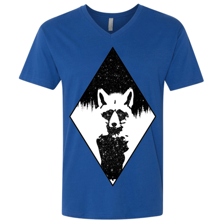 T-Shirts Royal / X-Small Starry Raccoon Men's Premium V-Neck