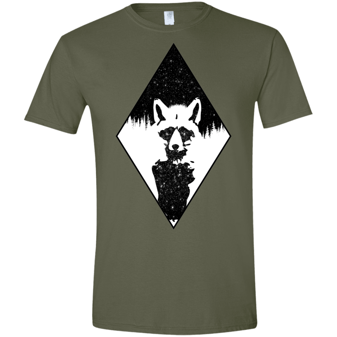 Starry Raccoon Men's Semi-Fitted Softstyle