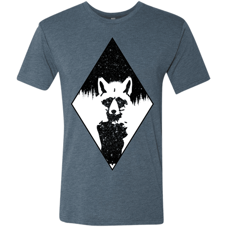 T-Shirts Indigo / S Starry Raccoon Men's Triblend T-Shirt