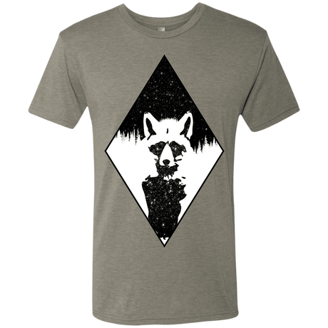 T-Shirts Venetian Grey / S Starry Raccoon Men's Triblend T-Shirt