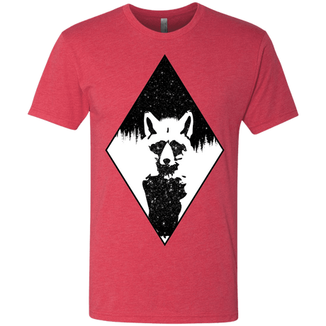 T-Shirts Vintage Red / S Starry Raccoon Men's Triblend T-Shirt