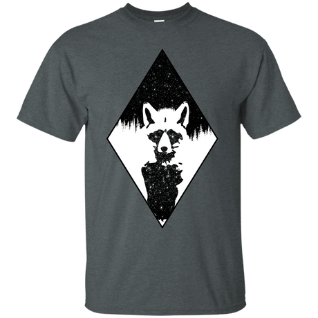 T-Shirts Dark Heather / S Starry Raccoon T-Shirt