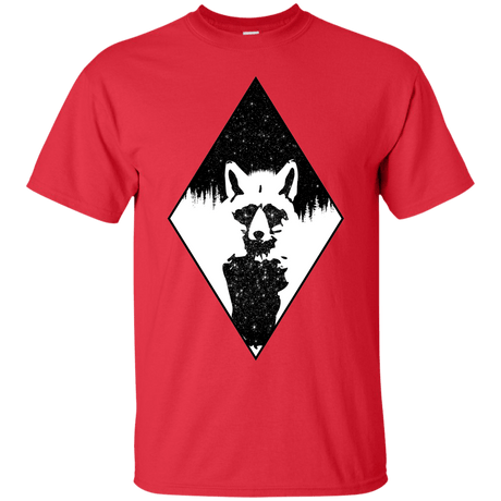 T-Shirts Red / S Starry Raccoon T-Shirt