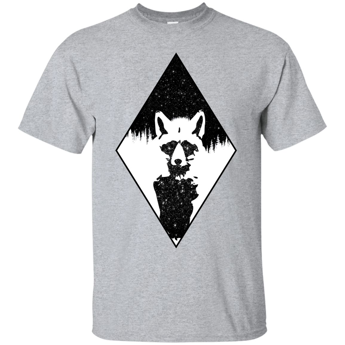T-Shirts Sport Grey / S Starry Raccoon T-Shirt