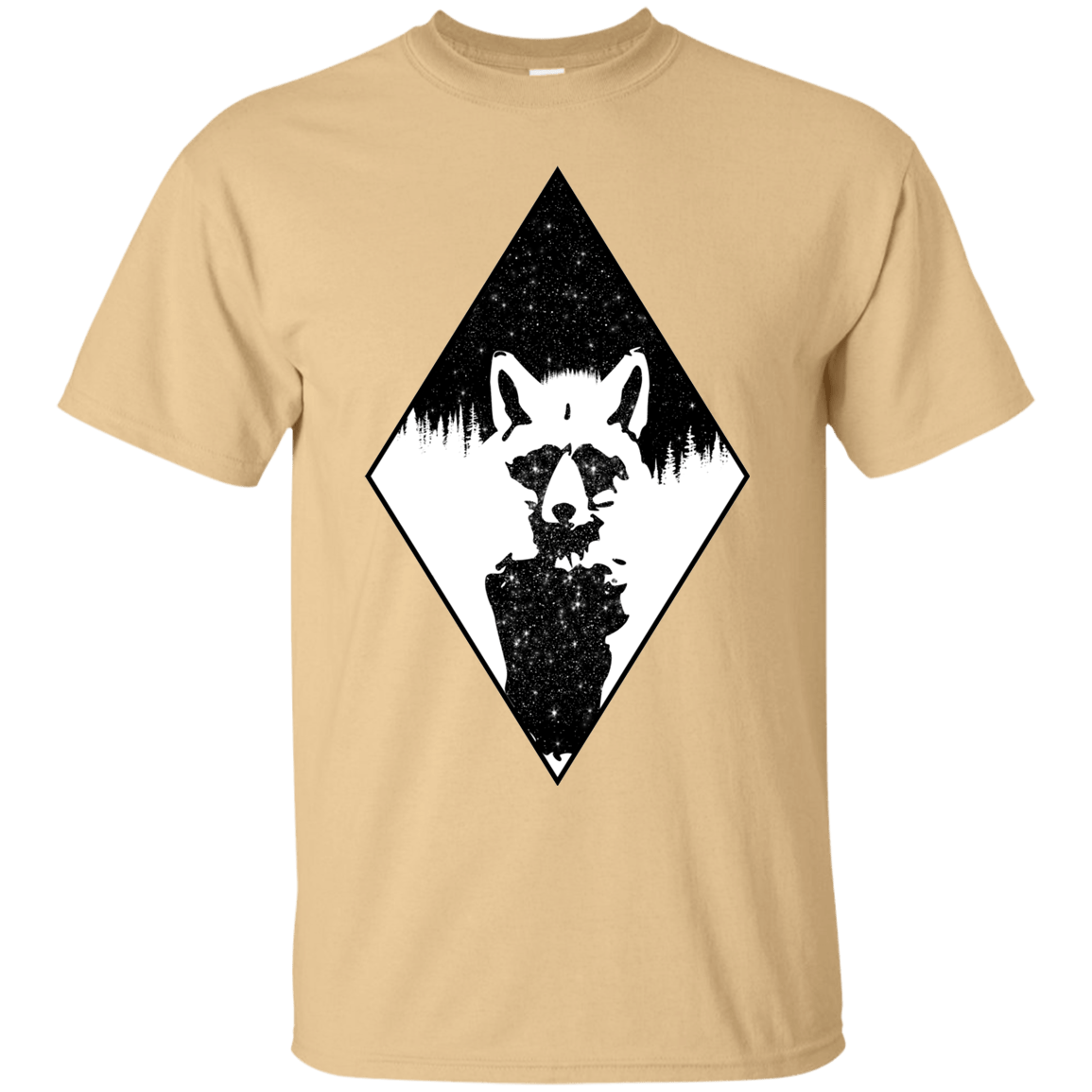 T-Shirts Vegas Gold / S Starry Raccoon T-Shirt