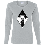 T-Shirts Sport Grey / S Starry Raccoon Women's Long Sleeve T-Shirt