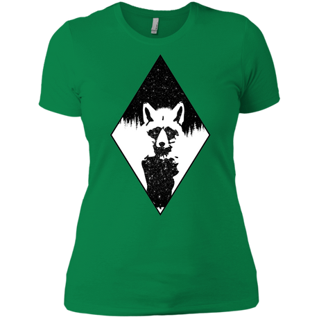 T-Shirts Kelly Green / X-Small Starry Raccoon Women's Premium T-Shirt
