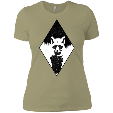 T-Shirts Light Olive / X-Small Starry Raccoon Women's Premium T-Shirt