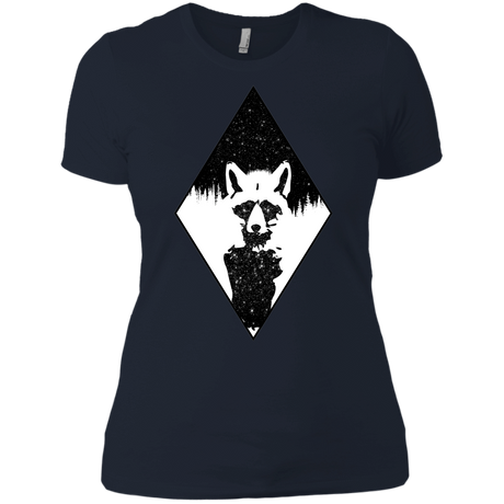 T-Shirts Midnight Navy / X-Small Starry Raccoon Women's Premium T-Shirt