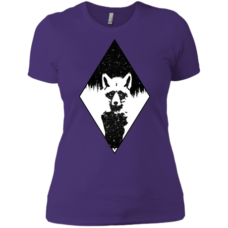T-Shirts Purple Rush/ / X-Small Starry Raccoon Women's Premium T-Shirt