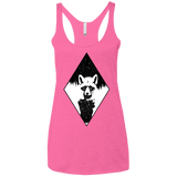 Starry Raccoon Women's Triblend Racerback Tank