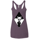 Starry Raccoon Women's Triblend Racerback Tank