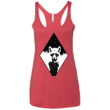 Starry Raccoon Women's Triblend Racerback Tank