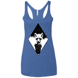 Starry Raccoon Women's Triblend Racerback Tank