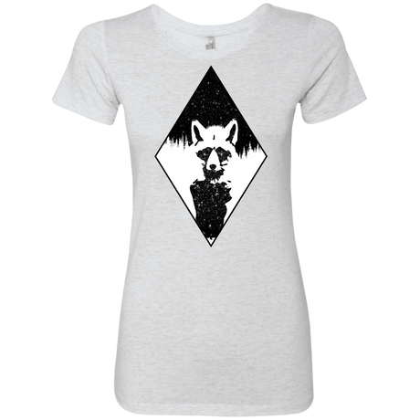 T-Shirts Heather White / S Starry Raccoon Women's Triblend T-Shirt