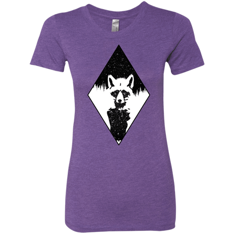 T-Shirts Purple Rush / S Starry Raccoon Women's Triblend T-Shirt